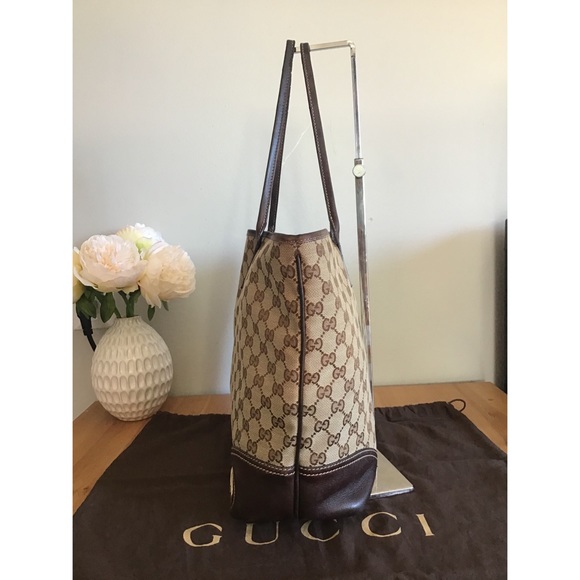 ⚡SOLD⚡⚡🛍GUCCI GG Canvas Britt Large Tote Bag - Picture 4 of 10